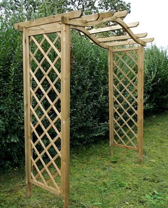 Ogrodowa pergola drewniania